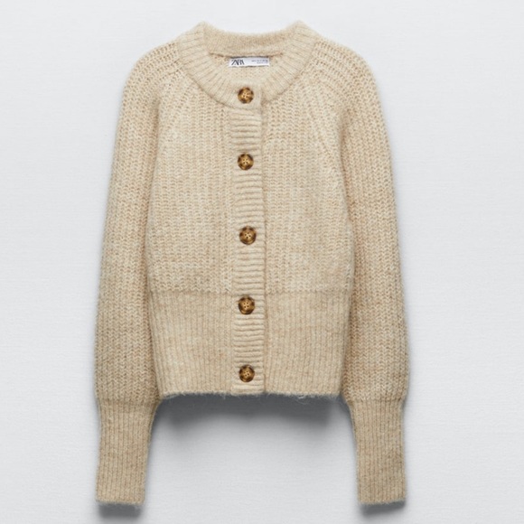 Zara ribbed knit jacket - Picture 4 of 9